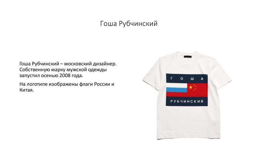 Гоша Рубчинский Одежда Купить