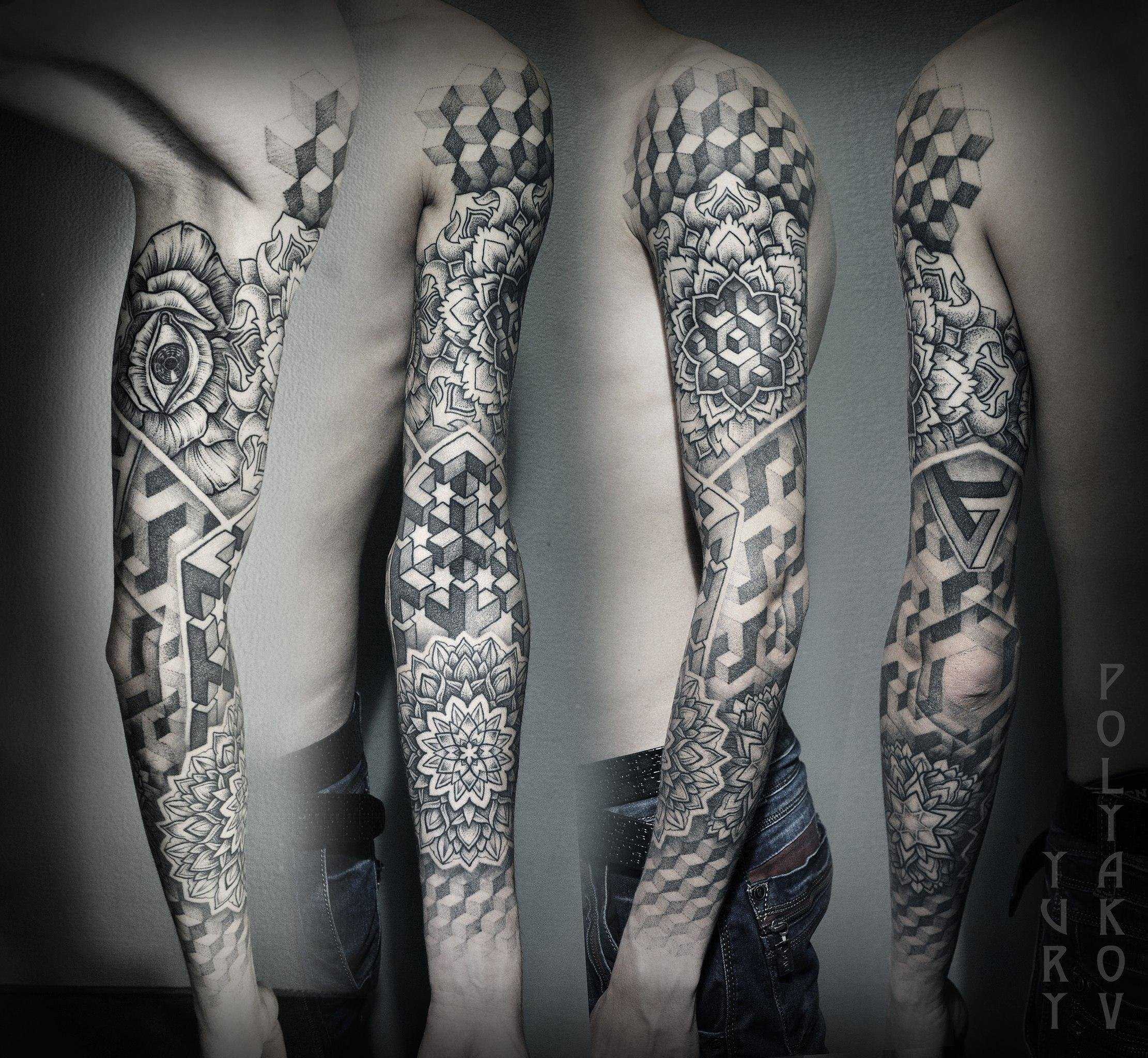 Тату рукав для мужчин: 140+ мужских эскизов татуировок - tattoorat