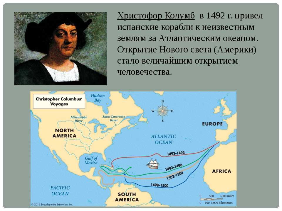 Экспедиция Христофора Колумба 1492. Открытие Христофора Колумба в 1492 году.