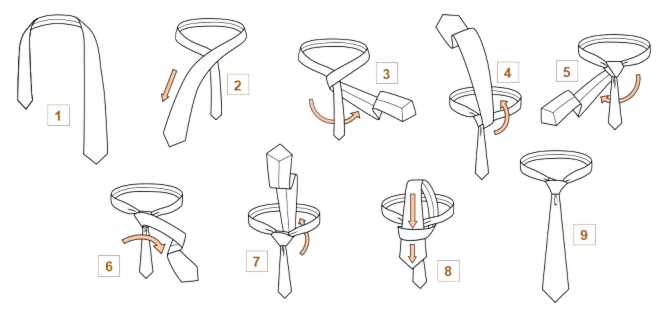 Как завязать галстук - правильная пошаговая инструкция - видео уроки по узлам